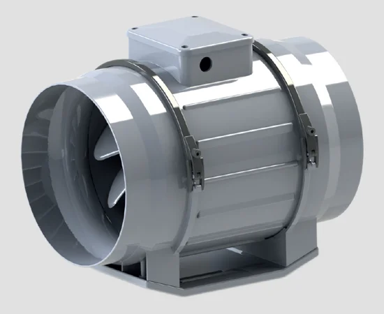 Mixed Flow Plastic In-line Fan